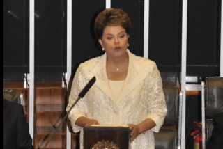 Posse de Dilma em 2011 (Foto: JosÃ© Cruz/AgÃªncia Brasil)