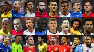 Os 24 finalistas do Fifa The Best (Foto: DivulgaÃ§Ã£o/Fifa)