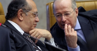 Ministros Gilmar Mendes e Celso de Mello (Foto: DivulgaÃƒÂ§ÃƒÂ£o)