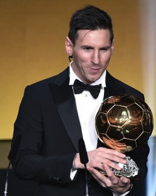 Atacante Messi levou a Ãºltima Bola de Ouro (Foto: AFP)