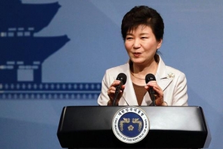 A ex-presidente da Coreia do Sul, Park Geun-hye (Foto: Mauricio Duenas Castaneda/EPA/AgÃªncia Lusa)