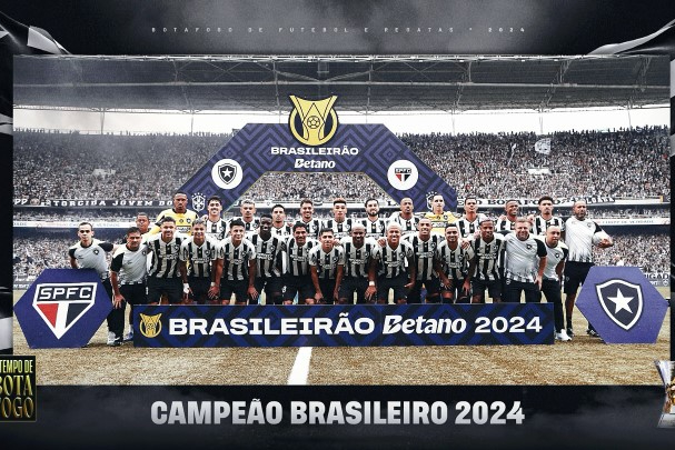 Botafogo derrota o São Paulo e conquista Brasileirão de 2024