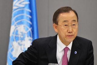 O secretÃ¡rio-geral da ONU, Ban Ki-moon (Foto: Marcello Casal Jr./ABr)