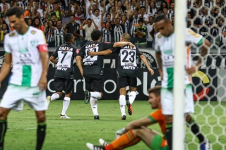 Fred marcou o primeiro gol do jogo (Foto: DivulgaÃ§Ã£o/AtlÃ©tico)