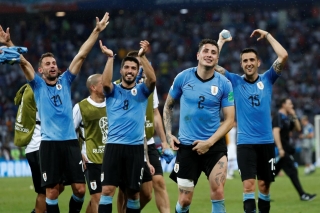 Uruguai eliminou Portugal e se classificou as quartas de final (Foto: Murad Seze/Reuters)