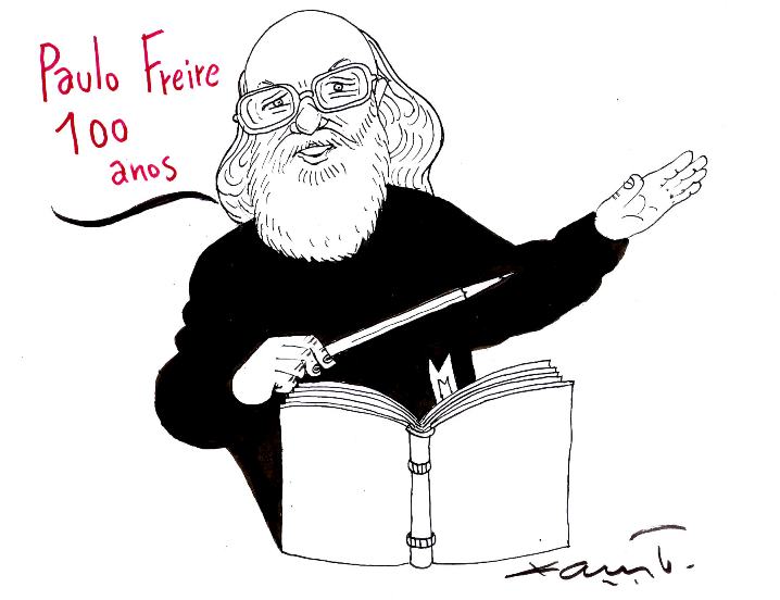 Ilustração de Paulo Freire