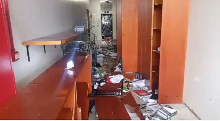 Depredação no Supremo Tribunal Federal em dia de manifestação antidemocrática 