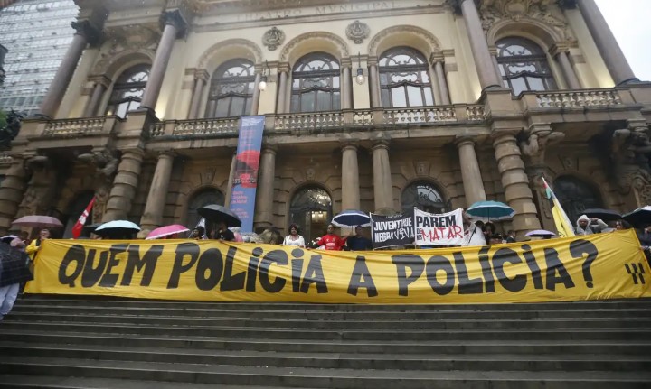 manifestação contra violencia da polícia 