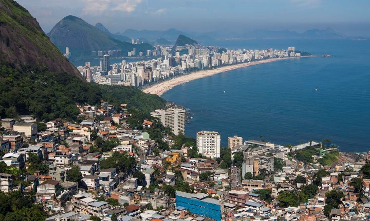 vista aérea do rio de janeiro