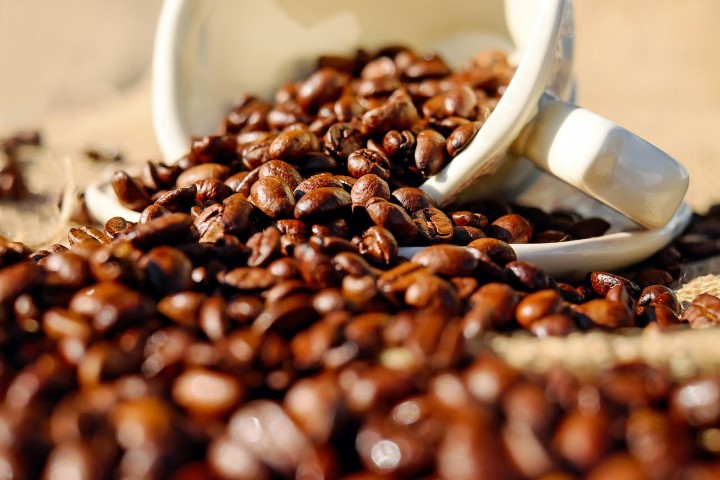 graos de cafe
