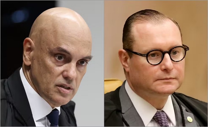 ministros alexandre de moraes e cristiano zanin