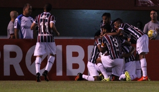 Fluminense conseguiu uma vitÃ³ria importante sobre o Galo (Foto: Nelson Perez/DivulgaÃ§Ã£o)