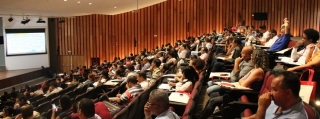  Representantes dos municÃƒÂ­pios participaram de seminÃƒÂ¡rio sobre o ICMS Esportivo no mÃƒÂªs passado, em Belo Horizonte (Foto: Felipe Maciel/SEESP)