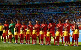 SeleÃ§Ã£o da BÃ©lgica na Copa de 2014 (Foto: Getty Images)