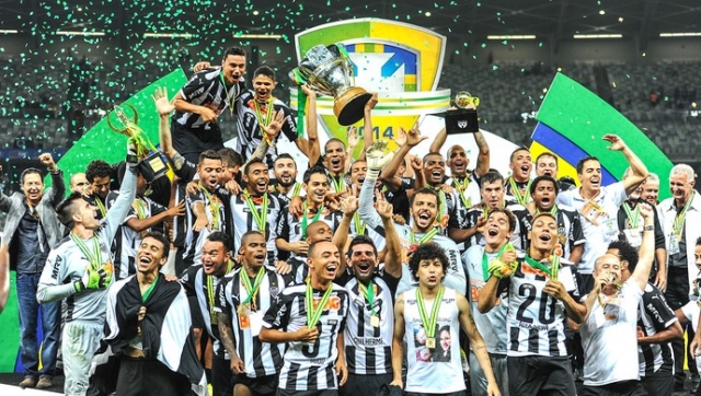 Maioria dos atletas campeÃµes da Copa do Brasil seguem no elenco do Galo para a Libertadores (Foto: Gustavo Andrade)