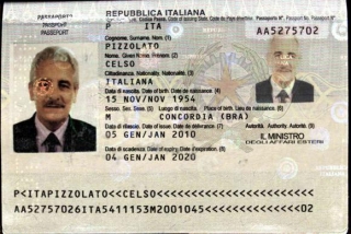 Pizzolato embarcou em novembro de 2013 para a ItÃƒÆ’Ã‚Â¡lia como passaporte do irmÃƒÆ’Ã‚Â£o falecido, Celso Pizzolato (Foto: DivulgaÃƒÆ’Ã‚Â§ÃƒÆ’Ã‚Â£o/Interpol)