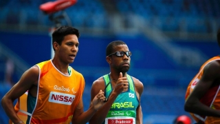Odair Santos conquista medalha de prata na ParaolimpÃ­ada do Rio (Foto: Reuters/Ricardo Moraes)