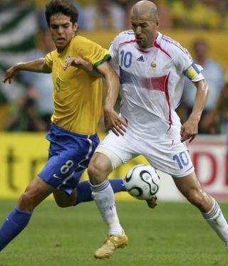 Ã‰ possÃ­vel que Zidane reencontro o Brasil em uma Copa do Mundo (Foto: Getty Images)