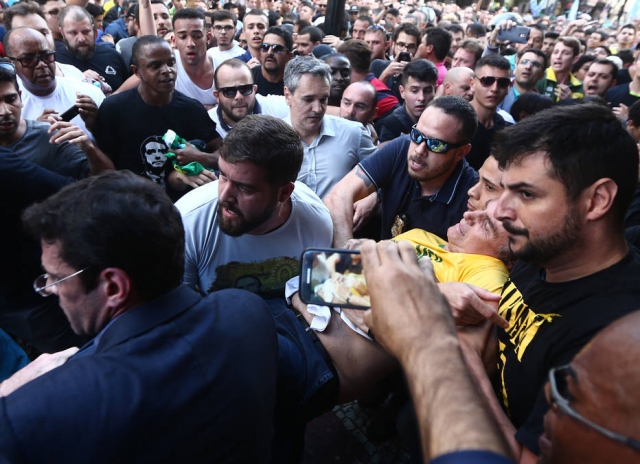 Jair Bolsonaro, candidato do PSL ÃƒÆ’  PresidÃƒÆ’Ã‚Âªncia, em Juiz de Fora Foto: Fabio Motta/EstadÃƒÆ’Ã‚Â£o