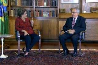 A presidente afastada Dilma Rousseff, em entrevista Ã  TV Brasil (Foto: DivulgaÃ§Ã£o/TV Brasil)