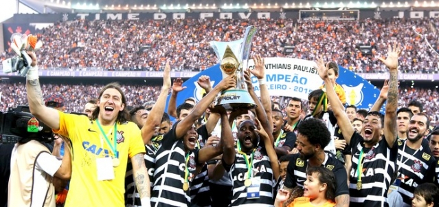 Atual campeÃ£o brasileiro, o Corinthians serÃ¡ um dos cabeÃ§as de chave da Libertadores-2016 (Foto: AgÃªncia Reuters)