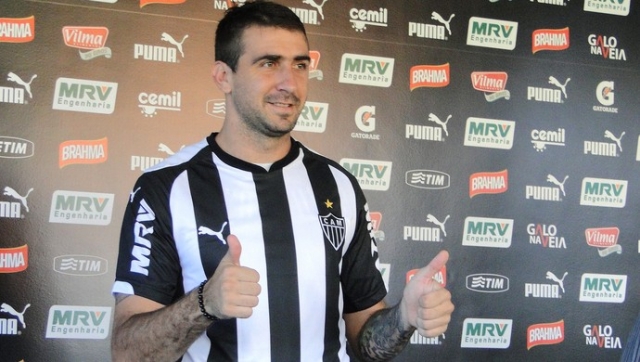 Lucas Pratto Ã© a principal contrataÃ§Ã£o do AtlÃ©tico-MG para 2015 (Foto: Fernando Martins Y Miguel)