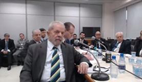 O ex-presidente Luiz InÃƒÂ¡cio Lula da Silva presta depoimento ao juiz SÃƒÂ©rgio Moro (Foto: ReproduÃƒÂ§ÃƒÂ£o/JustiÃƒÂ§a Federal no ParanÃƒÂ¡)