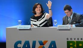 Posse da presidenta da Caixa, Miriam Belchior, que substitui Jorge Hereda no cargo (Foto: Valter Campanato/AgÃªncia Brasil)