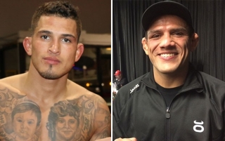 nthony Pettis e Rafael dos Anjos lutam no dia 14 de marÃ§o, em Dallas (Foto: Editoria de arte/Combate)