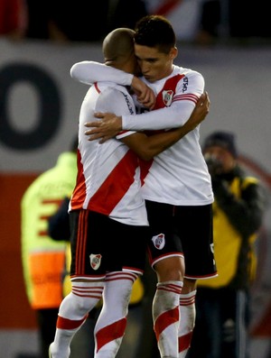 Gol de Sanchez coloca o River Plate em vantagem contra o Boca Juniors na Libertadores (Reuters)