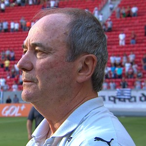 Levir Culpi comemora goleada, mas pede calma por causa de euforia (Foto: ReproduÃ§Ã£o\TV Globo)