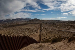 Muro na fronteira entre os Estados Unidos e o MÃ©xico (Foto: DivulgaÃ§Ã£o/AgÃªncia Lusa)