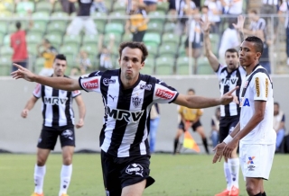 Autor de dois gols no jogo, Thiago Ribeiro foi um dos destaques do quarteto ofensivo do Galo (Foto: AgÃªncia Estado)