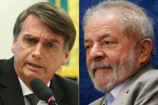 Os prÃ©-candidatos Luiz InÃ¡cio Lula da Silva e Jair Bolsonaro sÃ£o rÃ©us (Fotos: DivulgaÃ§Ã£o/ABr)