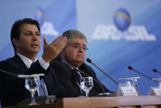 Entrevista do relator da reforma da PrevidÃªncia, deputado Arthur Maia, e do presidente da comissÃ£o, deputado Carlos Marun, apÃ³s reuniÃ£o com presidente Michel Temer (Foto: JosÃ© Cruz/AgÃªncia Brasil)