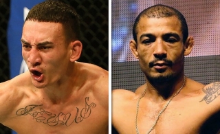 Max Holloway Ã© o campeÃ£o interino dos penas, e JosÃ© Aldo detÃ©m o cinturÃ£o linear da divisÃ£o (Foto: Getty Images)