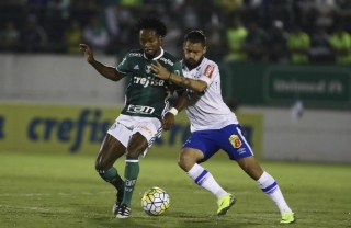 Palmeiras e Cruzeiro ficaram no 0 a 0 em Araraquara (Foto: CÃ©lio Messias /Light Press/Cruzeiro)
