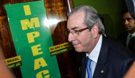 Cunha presidiu a sessÃ£o do PlenÃ¡rio da CÃ¢mara que decidiu pela autorizaÃ§Ã£o para ter prosseguimento no Senado o processo de impeachment de Dilma (Foto: JosÃ© Cruz/ABr)