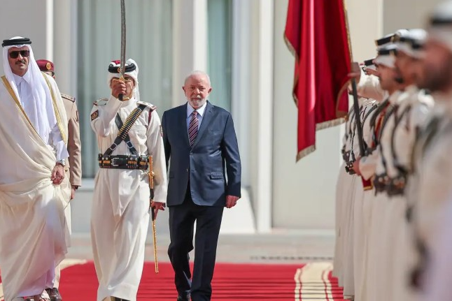 Lula: Catar tem papel central para fim do conflito no Oriente Médio