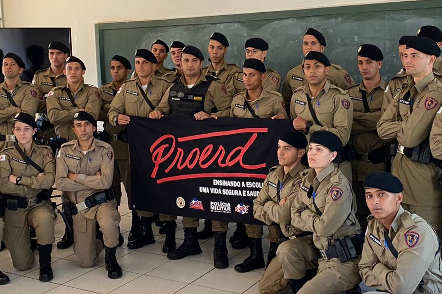Ex-alunos do Proerd são maioria entre novos policiais da PM de Patos de Minas