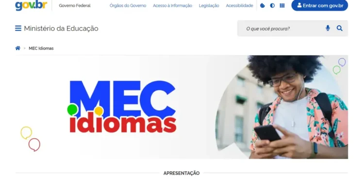 MEC lança plataforma gratuita para aprender inglês e espanhol
