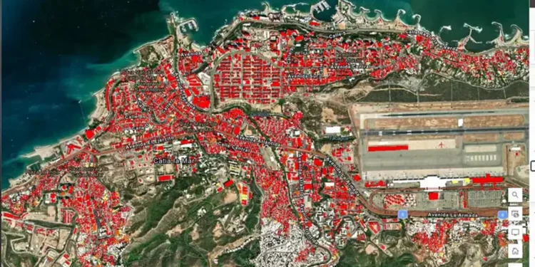 Imagens de satélite indicam que quase 59 mil edifícios podem ter sido atingidos pelos terremotos na Venezuela